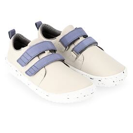 Kinder lederen barefoot schoenen Jolly, beige