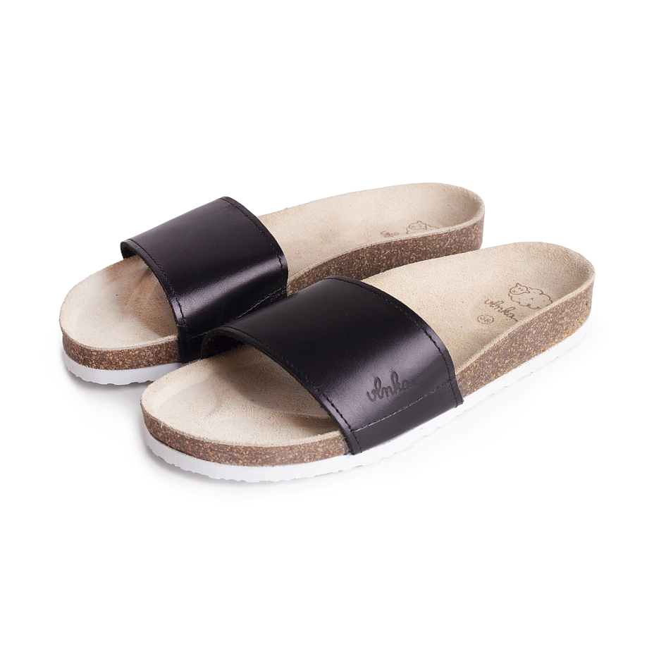 Heren kurken anatomische sandalen Trepky, zwart